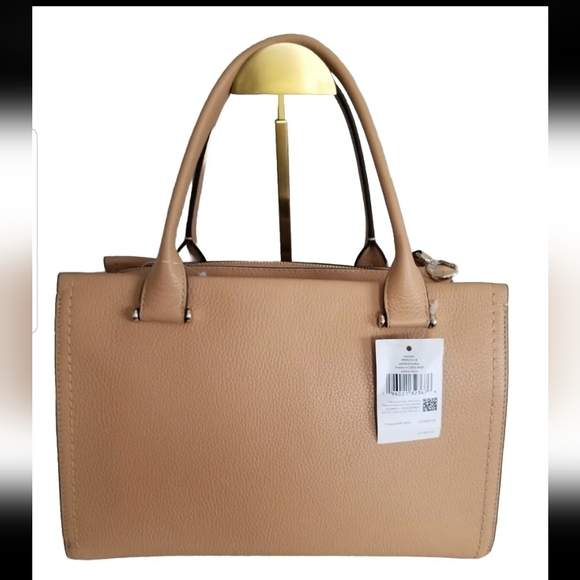 SOLD! NWT KATE SPADE ♠️ MARYAM PALMER DRIVER PEBBLED LEATHER Tiramisu/Tan - Picture 4 of 16
